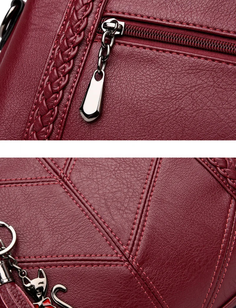 Women Luxury Handbags For Women PU Leather Bag High Quality Female Shoulder Bags Famous Designer Crossbody Bag Sac A Main