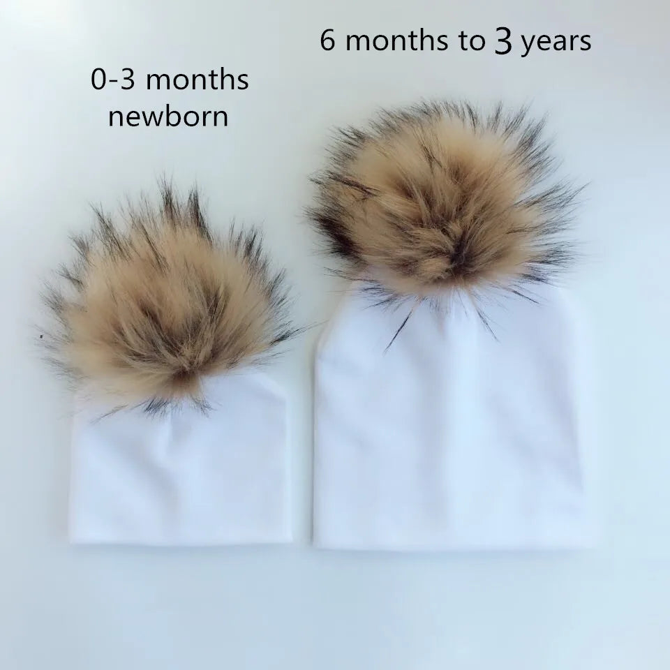 newborn love letter photo props kids cotton hats baby pom pom children's hat boy accessories toddler girl cap bonnet baby hats