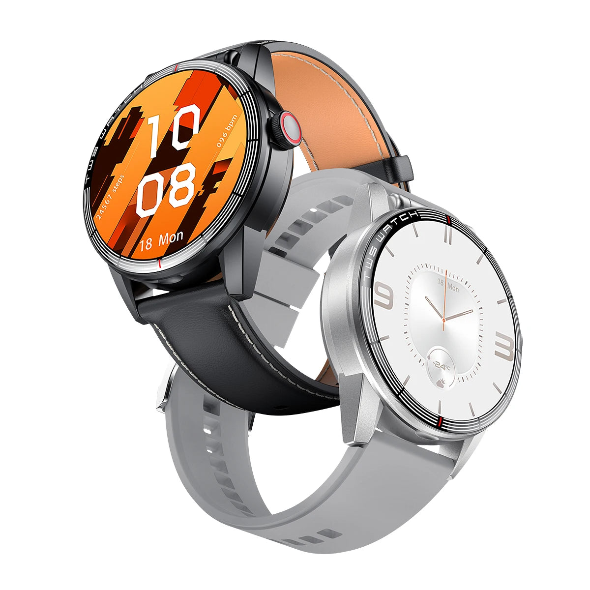 2024 New 2 in 1 Wireless Smart Watch With Earbuds Rotatable Headset Call Message Reminder Multi Sport TWS Smartwatch