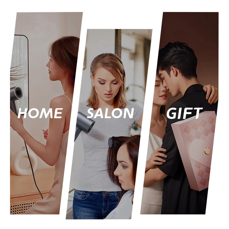 Professional Salon Stand Hair Dryer With Ionic Technology Speed Efficiency for Hotels Outdoor Garages Hot Heat Settings Nozzles