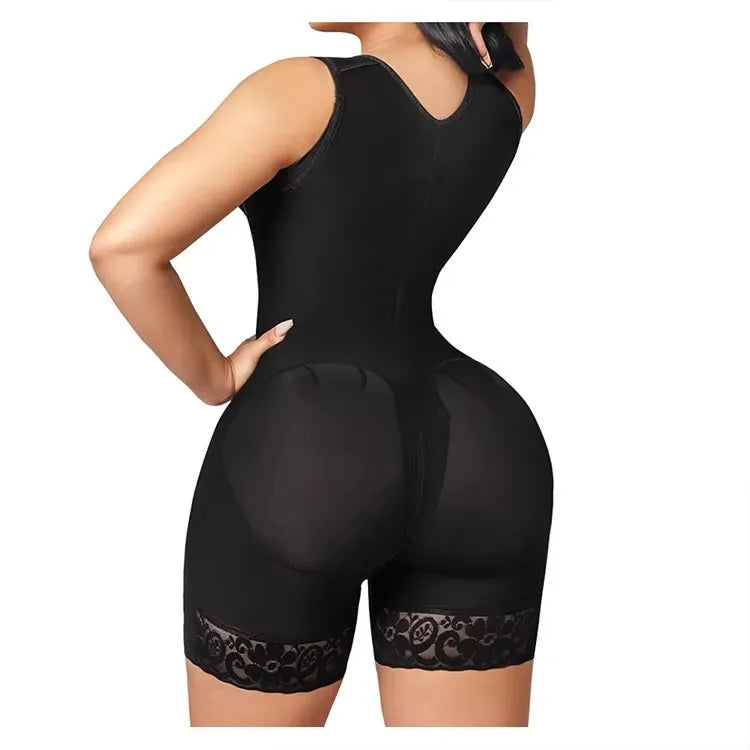 Fajas Colombianas Post Surgery High Compression Stage 2 Faja Tummy Tuck Butt Lifter Bodysuit for Women