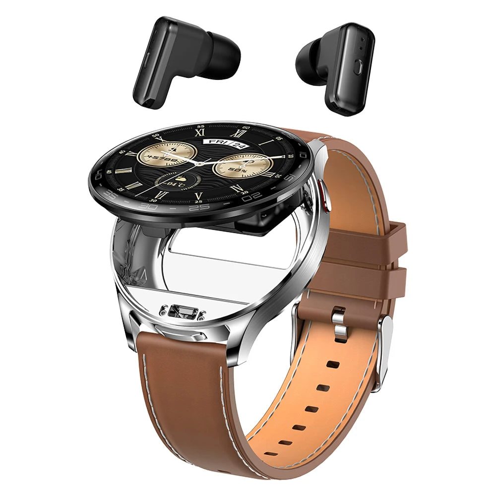 T97 2 in 1 Women SmartWatch with Wireless Earbuds IP67 Waterproof BT Call  Sleep Monitor BT Headset Men Smart Watch 2025