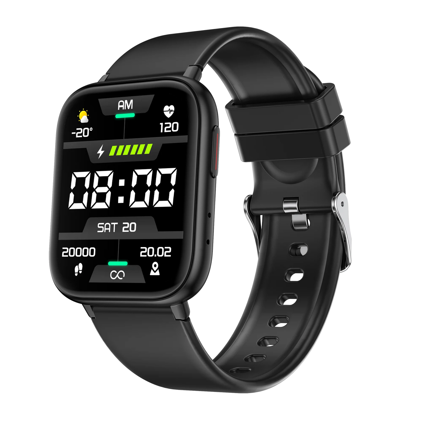 High End Smart Bracelet Heart Rate Monitor Chip Band Touch Screen Smart Watch