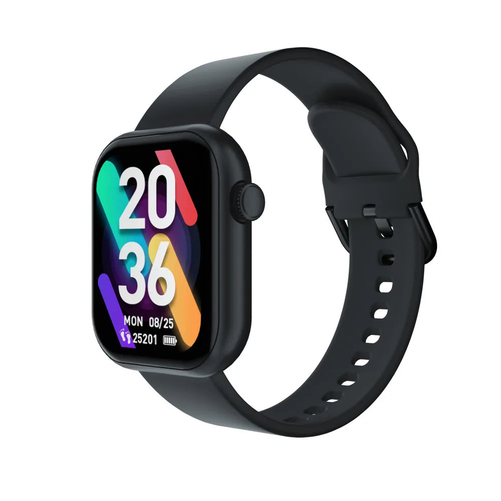 Cubot C5 Smart Watch 1.7"Heart Rate Monitor 10 Sport Modes 5ATM Waterproof Call Message Notification Women Men Sports Smartwatch