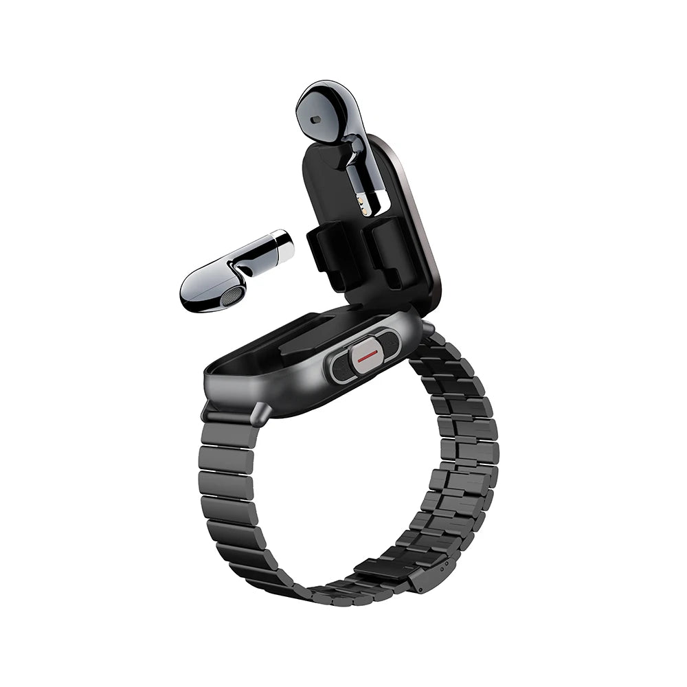 2024 Hot Selling 2 in 1 Smartwatch TWS Earbuds Hot Sale High Quality Men Digital Sport  Smart Watch with Earbuds