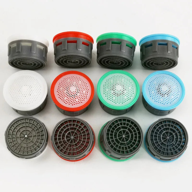 24mm Faucet Aerator Replacement, Water Saver Spout Filter Kitchen Tap Aerators Kit(6 Pieces)  Faucet Adapter Bathroom