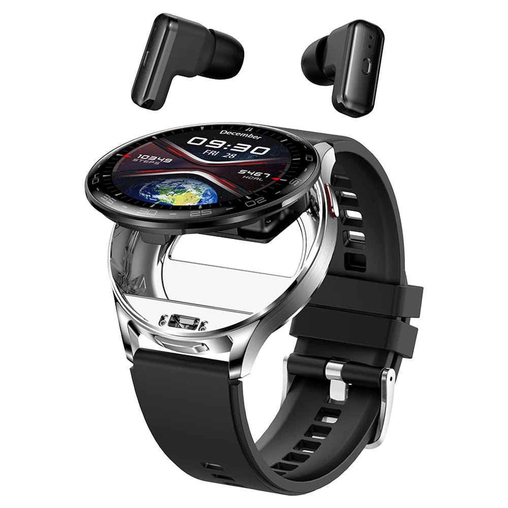 T97 2 in 1 Women SmartWatch with Wireless Earbuds IP67 Waterproof BT Call  Sleep Monitor BT Headset Men Smart Watch 2025
