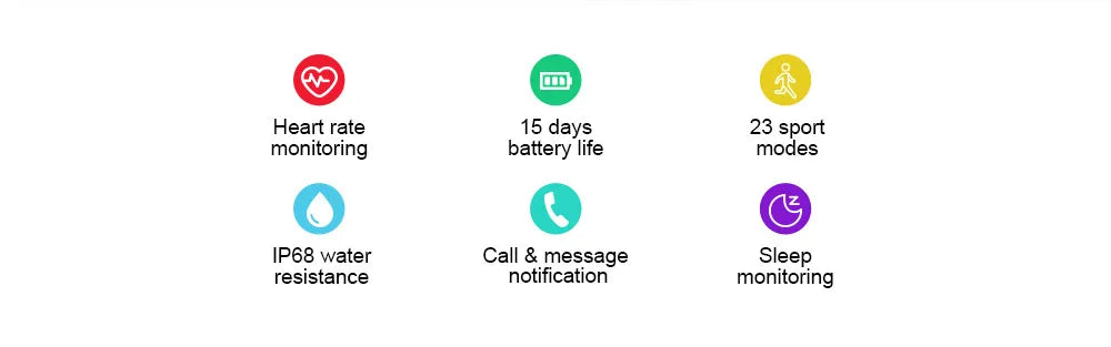 Cubot C7 IP68 Waterproof SmartWatch Heart Rate Monitor Fitness For Android IOS Sport Smart Watch for Men Women For Xiami Iphone