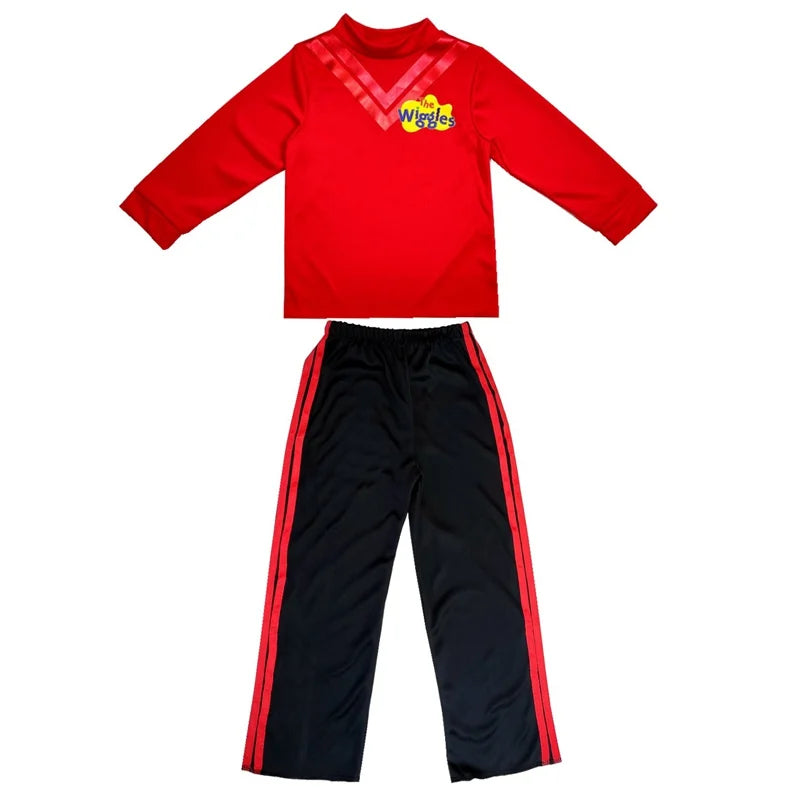 Dress up Wiggles Boys Dance outfit  costume Ballet Suit 2pcs 1set suitable 3-9years Simon costume