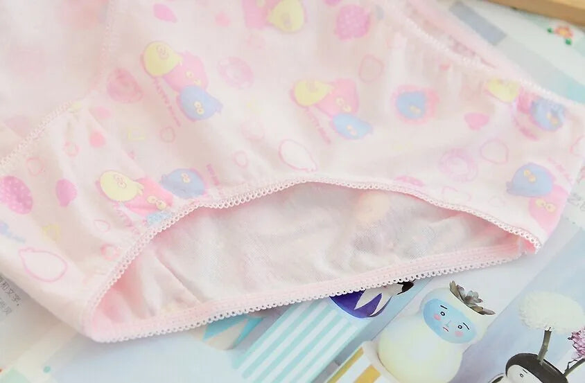 24pieces/Lot 100% Cotton Girls Underwear Chirdren Briefs Girls Panties  Kids Underwear2-12Years
