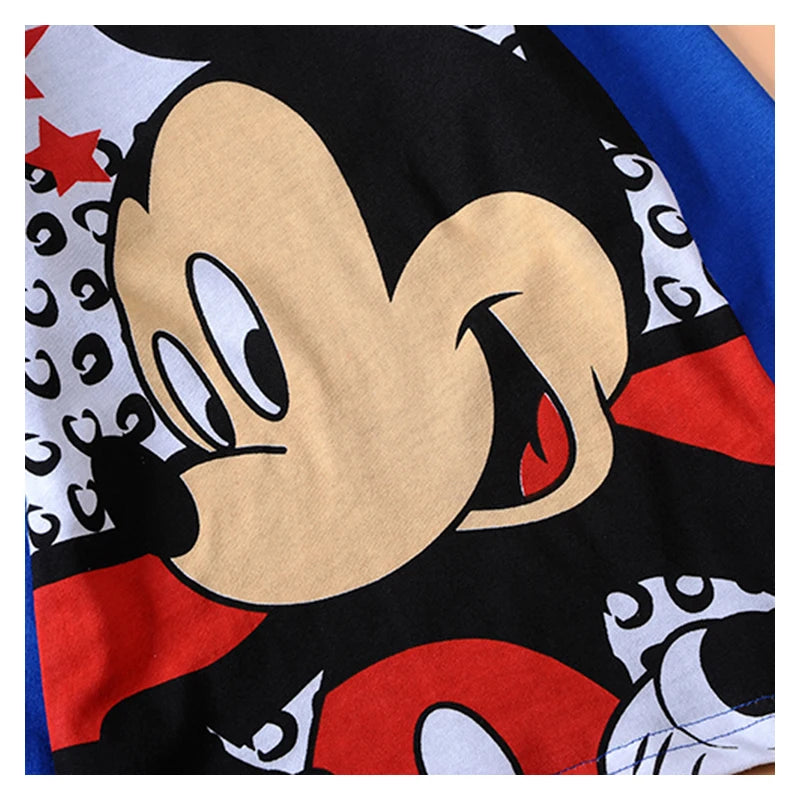 Kids Pajamas Set Children Sleepwear Cartoon Mickey Minnie Mouse Pyjamas Pijamas Baby Boys Girl Cotton Nightwear Clothes Set