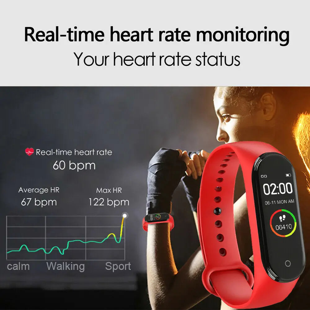 Smart Watch Women Men Color Screen Waterproof Running Pedometer Calorie Counter Health Sport Activity Tracker Cute Cheap Gift