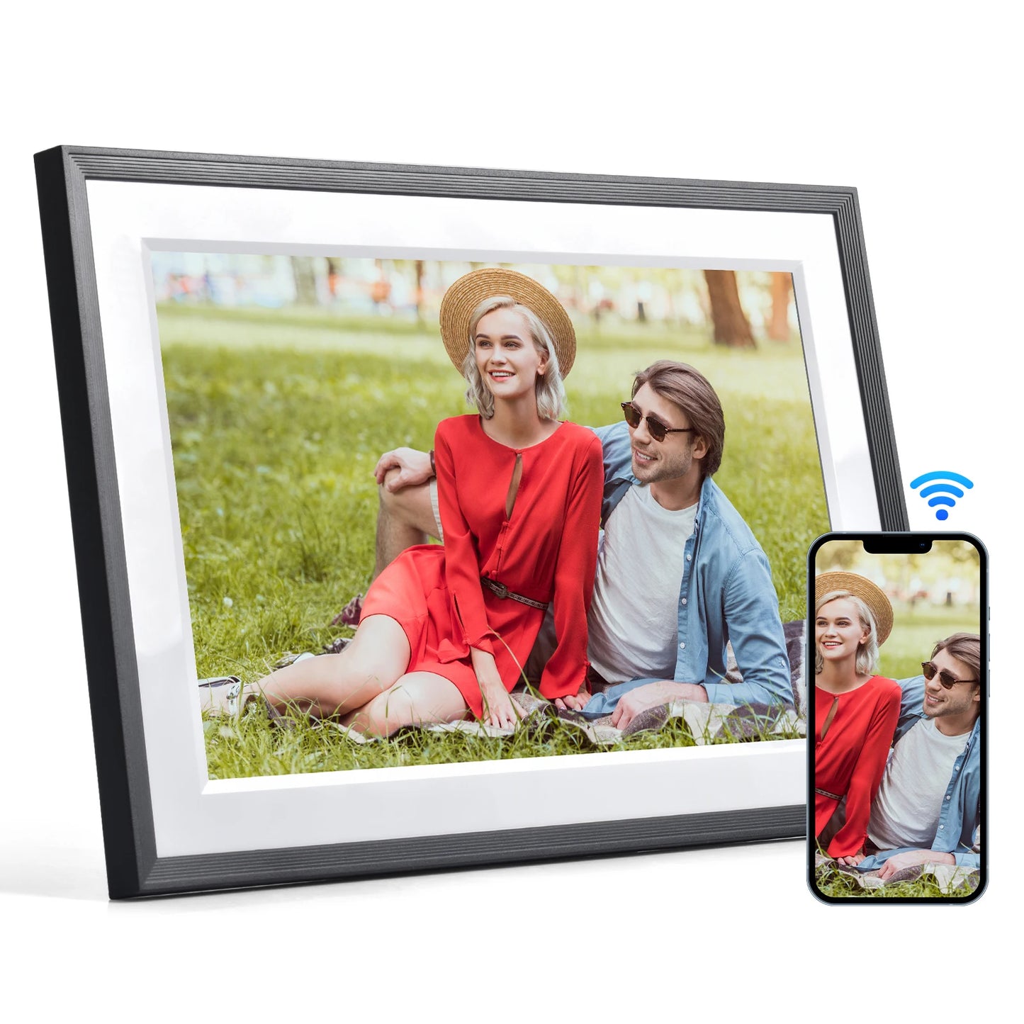 FHD IPS 32GB 10.1 Inch Touch Screen Wifi Picture Frame Digital Frame 1280*800 HD Photo and Video Digital Photo Frame