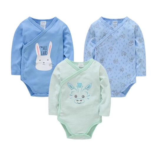 Pijamas De Bebe Sleepsuit Baby Girl Pajamas 2 3 4PCS Newborn Boy Clothes Baby Girl Romper Infant Baby Jumpsuit Underwear Cotton