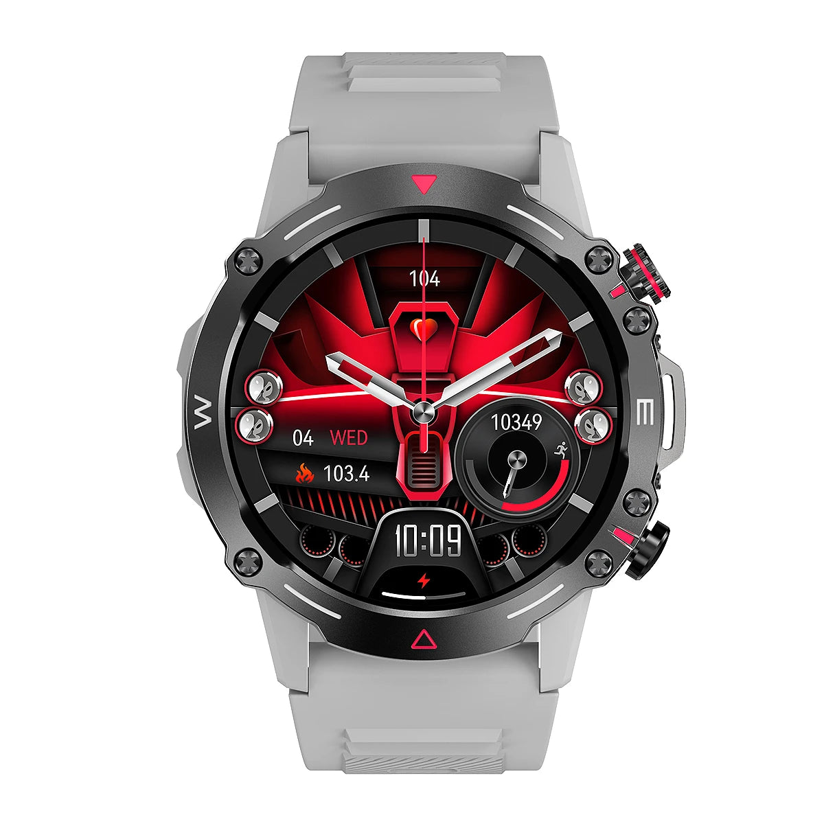 HK87 AMOLED Smart Watch  2024 1.43inch 466*466 Outdoor Sports BT Calling 410mAh Battery Health Heart Rate BP Monitoring  PK AK56