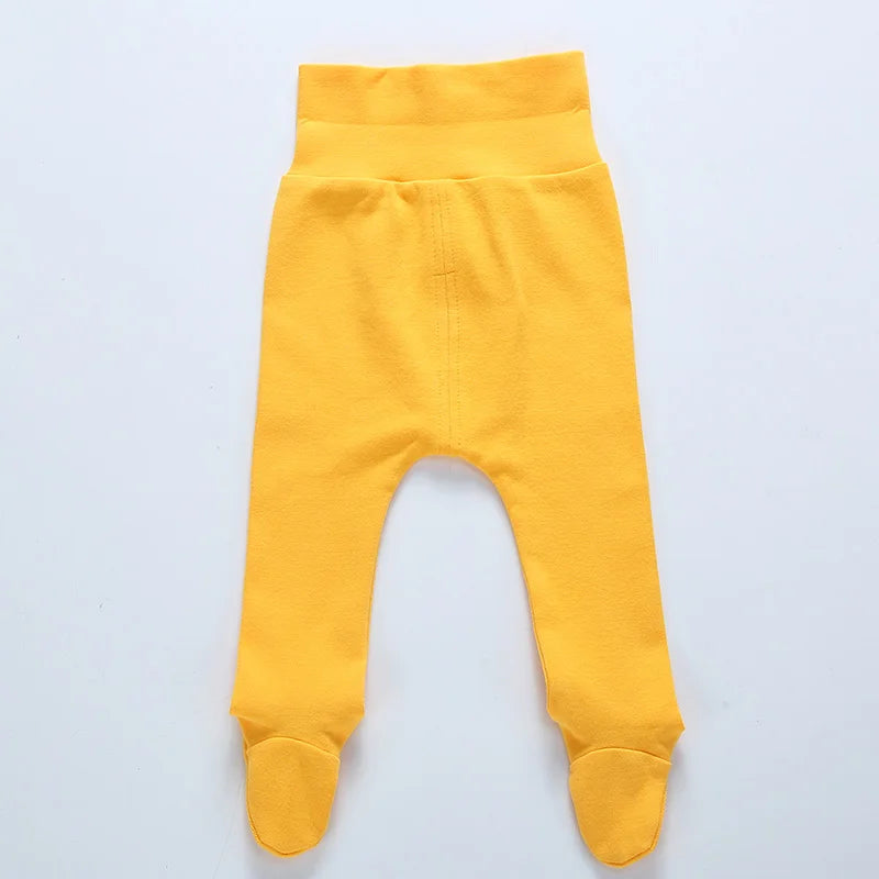 Pantalones con patas de cintura alta para bebé de 0 a 36m, mallas para bebé recién nacido, pantalones para primavera y otoño, pijama para bebé