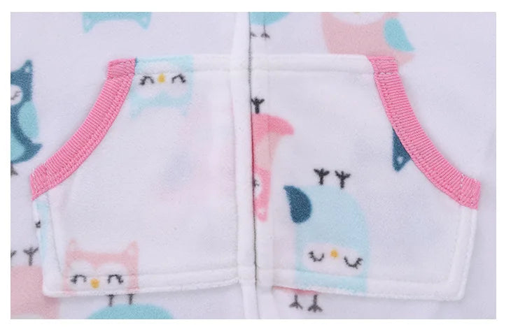 Baby Clothes Warm Toddler Bebe Jumpsuit Spring Outfits Bebe Rompers Hooded Double Zipper Boys Coveral Girls Clothing Fleece Suit