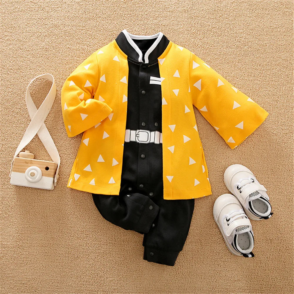 NASHAKAITE  Anime Baby Romper Newborn baby boy Clothes Cartoons Costumes Jumpsuit Baby Clothes infant Baby Overalls For Kids