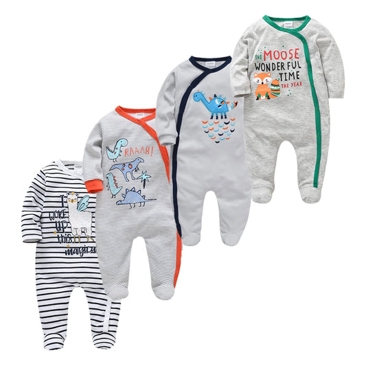 2020 Roupas bebe de New Baby pajamas Boy Pijamas bebe fille Cotton Breathable Soft ropa bebe Newborn Sleepers Baby Pjiamas