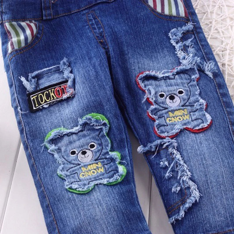 IENENS Kids Baby Clothes Clothes Jumper Boys Girls Dungarees Infant Playsuit Pants Denim Jeans Overalls Toddler Jumpsuits