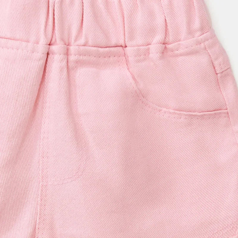 IENENS, ropa vaquera de verano para niñas y niños, pantalones cortos, pantalones vaqueros, ropa para niños y niñas, pantalón corto informal, pantalones infantiles