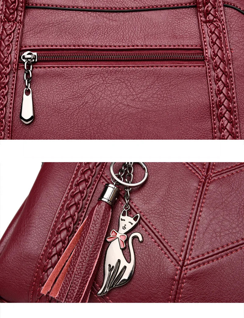 Women Luxury Handbags For Women PU Leather Bag High Quality Female Shoulder Bags Famous Designer Crossbody Bag Sac A Main