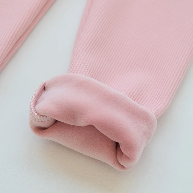Leggings cálidos para niñas, pantalones de invierno para niños, pantalones largos, ropa gruesa de otoño e invierno para niños, pantalones para niñas, mallas de 2 a 10 años