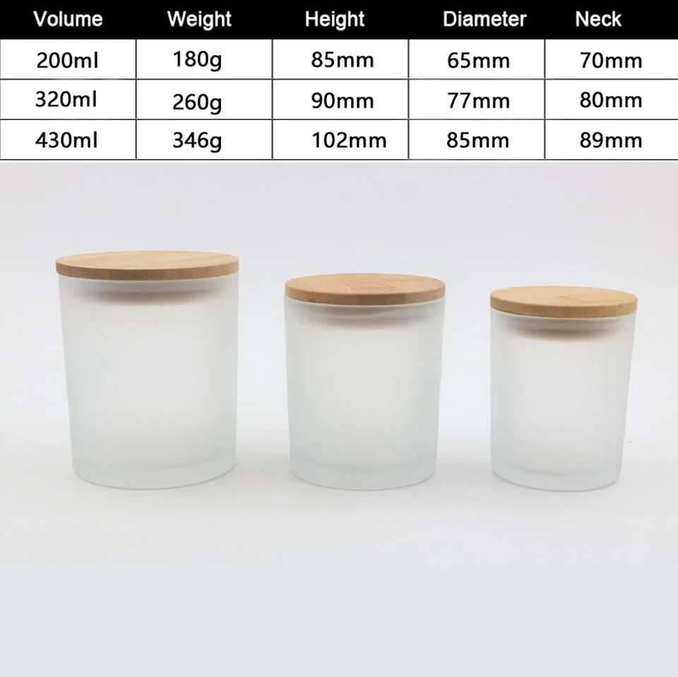 Luxury 10 oz Glass Votive Candle Jars 12 oz Glass Candles Jars for Home Christmas Occasion for Wax Usage