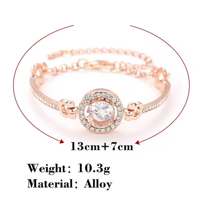 Simple Ladies Watch Set 3pcs Luxury Rhinestone Women Watches Mesh Band Hot Sales Wristwatch Rose Gold Bracelet zegarek damski