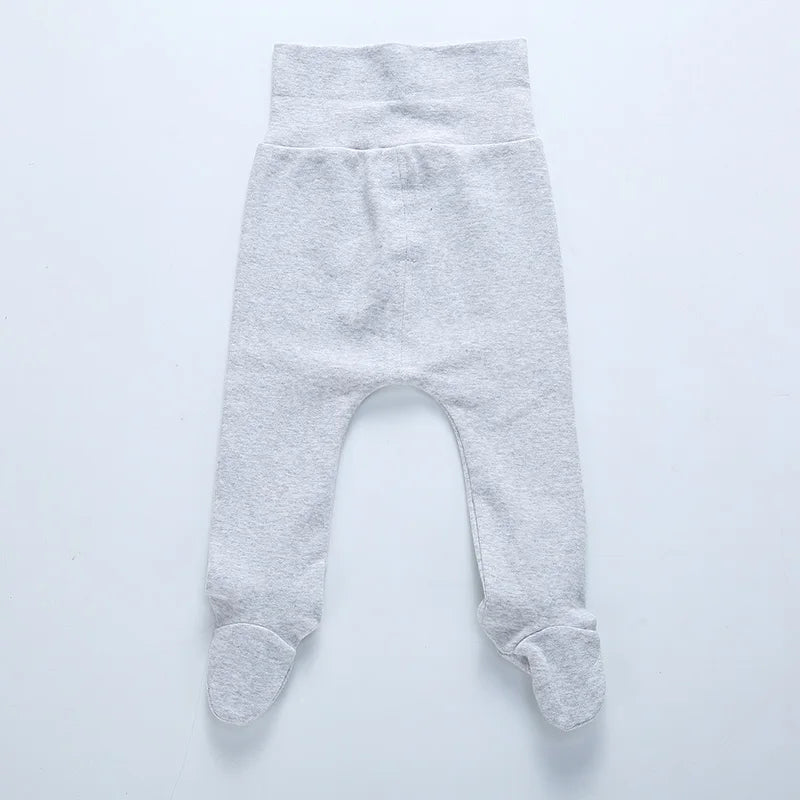 Pantalones con patas de cintura alta para bebé de 0 a 36m, mallas para bebé recién nacido, pantalones para primavera y otoño, pijama para bebé