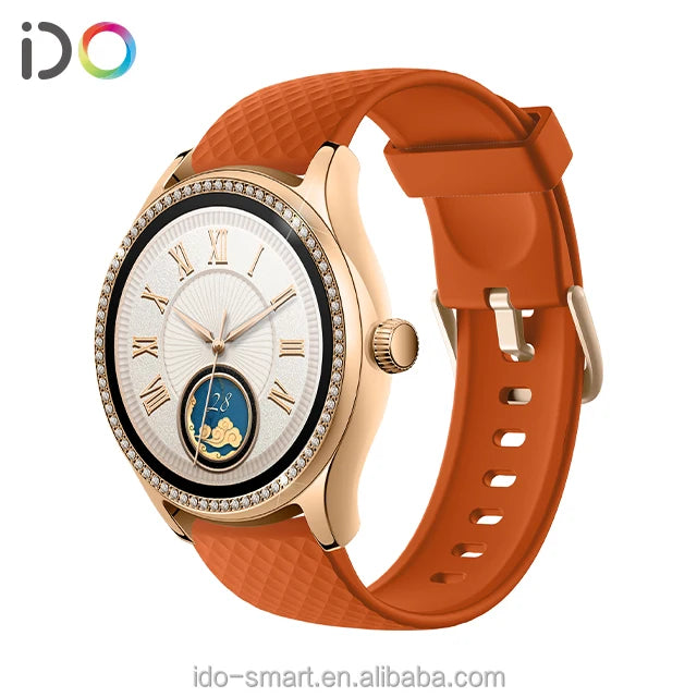 2025 New Arrival Women's Fashion Smart Watch Sleep Tracker Long 300mAh Battery Life 1.38inch Mobile Phone Sport Watch for Ladies