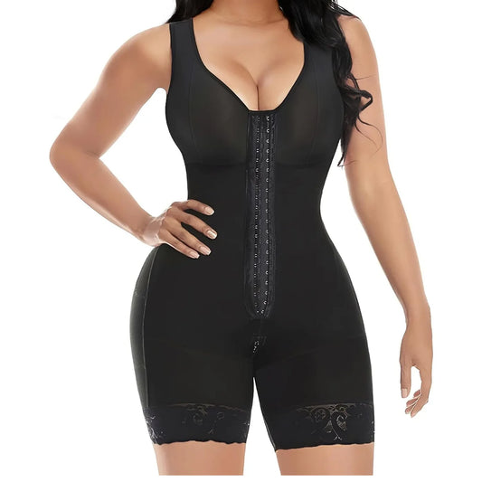 Fajas Colombianas Post Surgery High Compression Stage 2 Faja Tummy Tuck Butt Lifter Bodysuit for Women