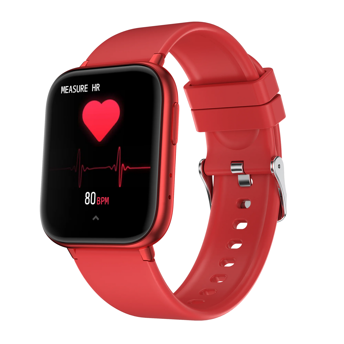 Smart Watch With 1.72 HD Display SpO2 Level Measurement, 7 Days Battery Life 123 Sports Modes, Built-in Game