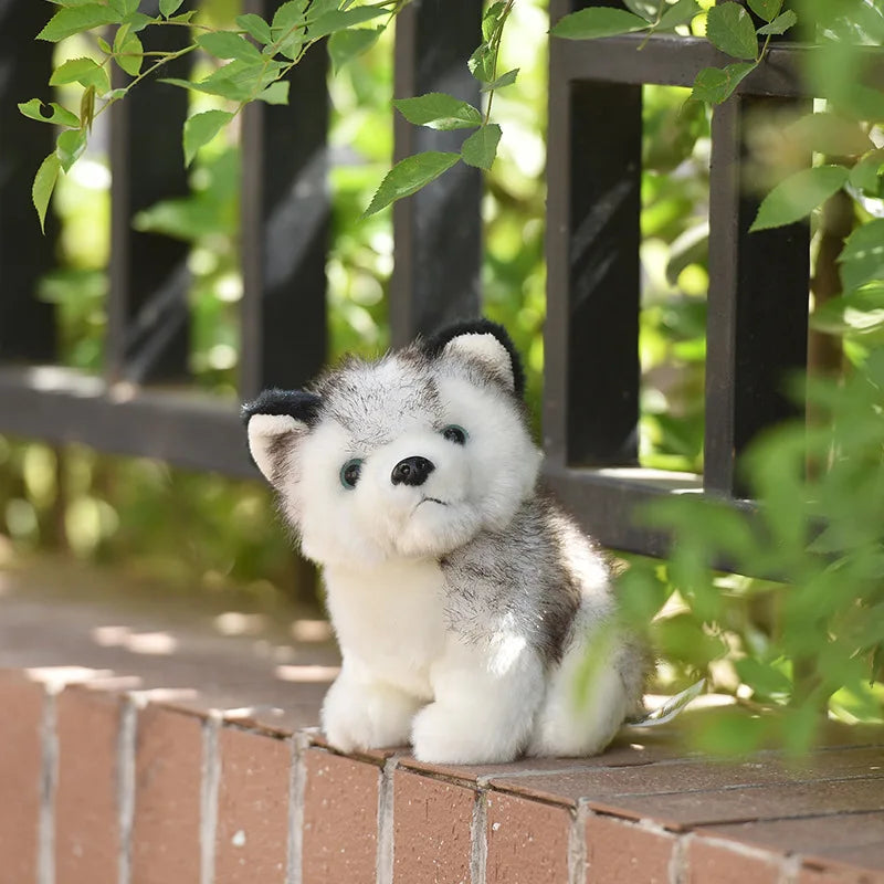 Kawaii Puppy Stuffed Toys 10/20cm Cute Simulation Husky Dog Plush Toys Stuffed Doll Kids Baby Toys Plush Husky Dolls