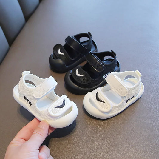 Summer Baby Toddler Shoes Sandals Baby Girl Boys Breathable Mesh Surface Pump Old Anti-Kick Children's Shoes