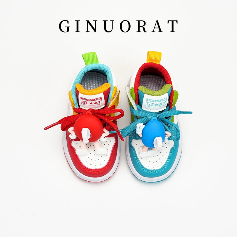 Gihourat Children's High-Top Soft Sole Sneakers