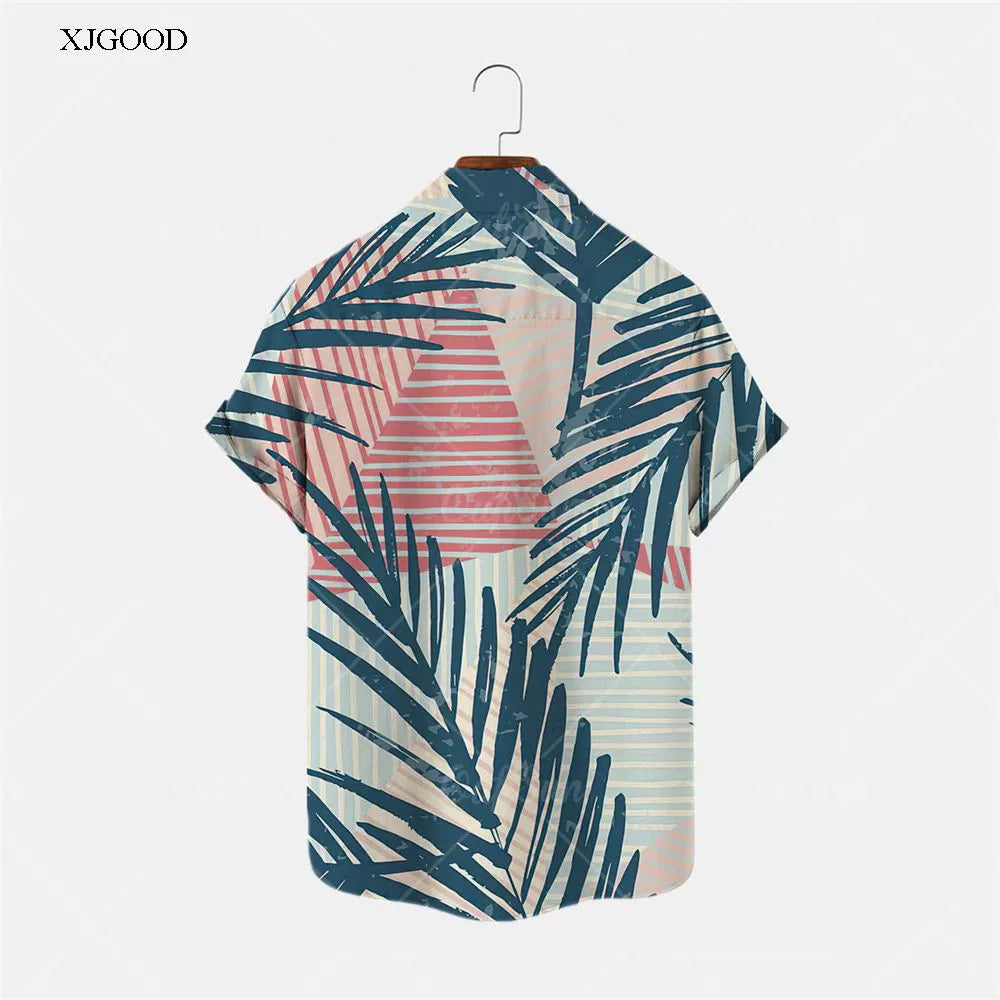 Casual Short-Sleeved Printed Shirt