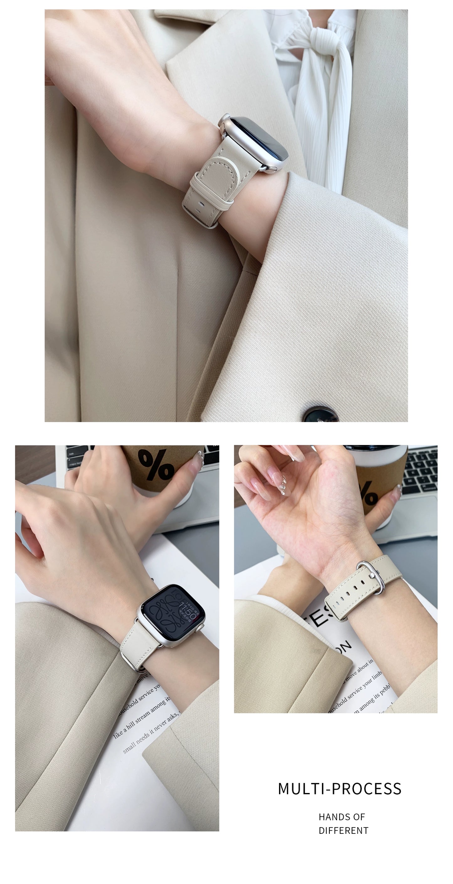 Kebitt Apple Fancy Leather Strap