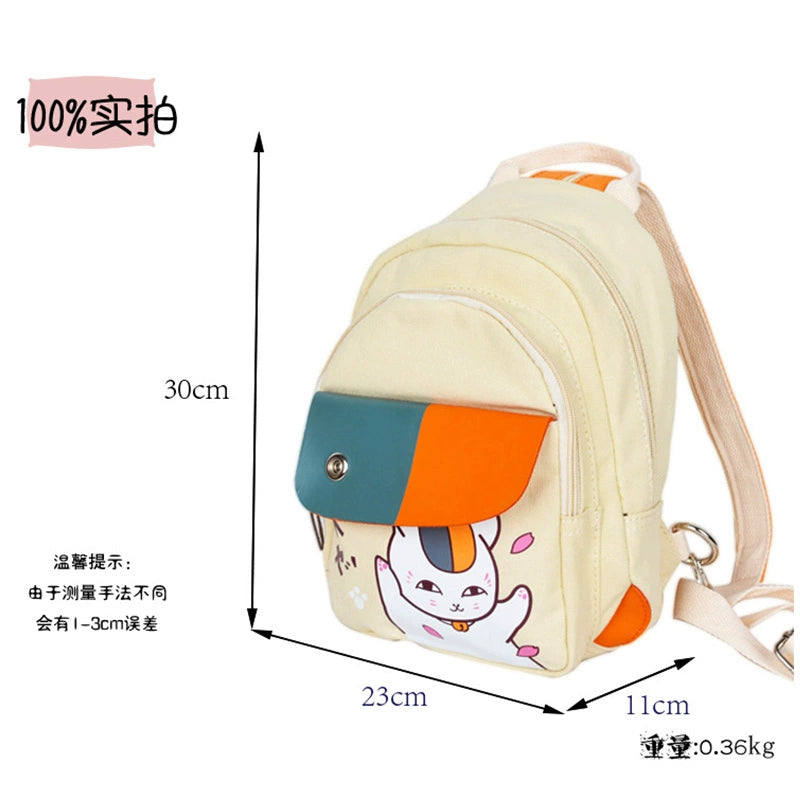 Cat Teacher Female Multi-Functional Anime Peripheral Small Backpack