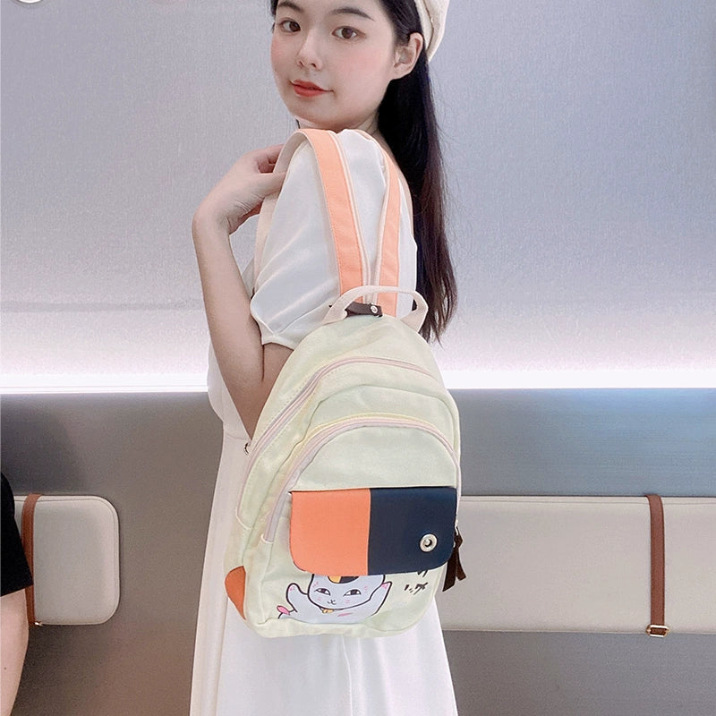 Cat Teacher Female Multi-Functional Anime Peripheral Small Backpack
