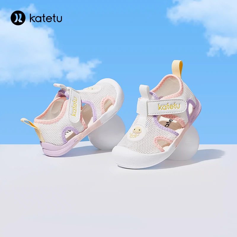 Crtartu Toddler Shoes 2023 Summer New Arrival Baby Male and Female Baby Shoes Mesh Non Slip Breathable Children's Sandals
