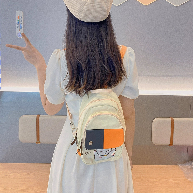 Cat Teacher Female Multi-Functional Anime Peripheral Small Backpack