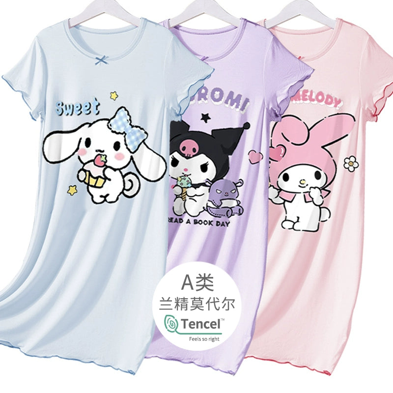 Male Style Main Sanrio Baby Ice Silk Modal Pajamas