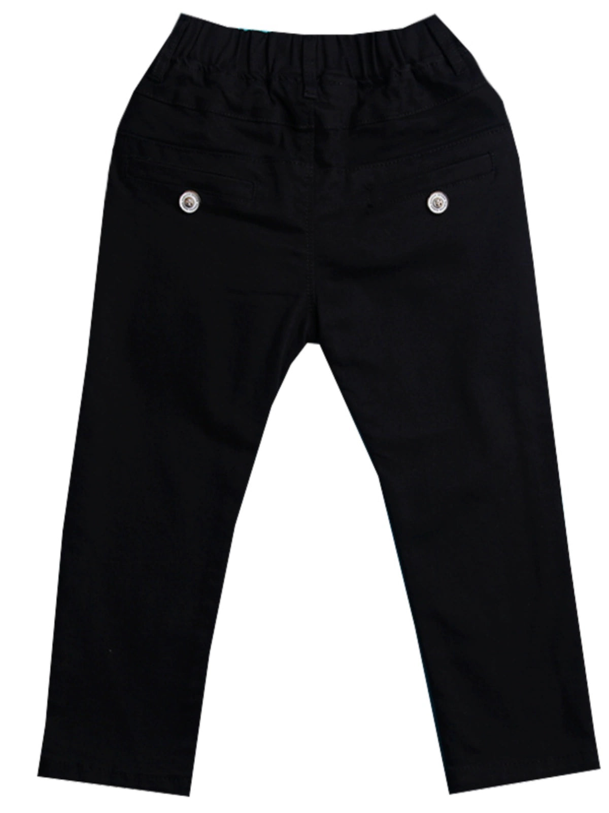 Casual Cotton Black and White Performance Pants Children's Clothing