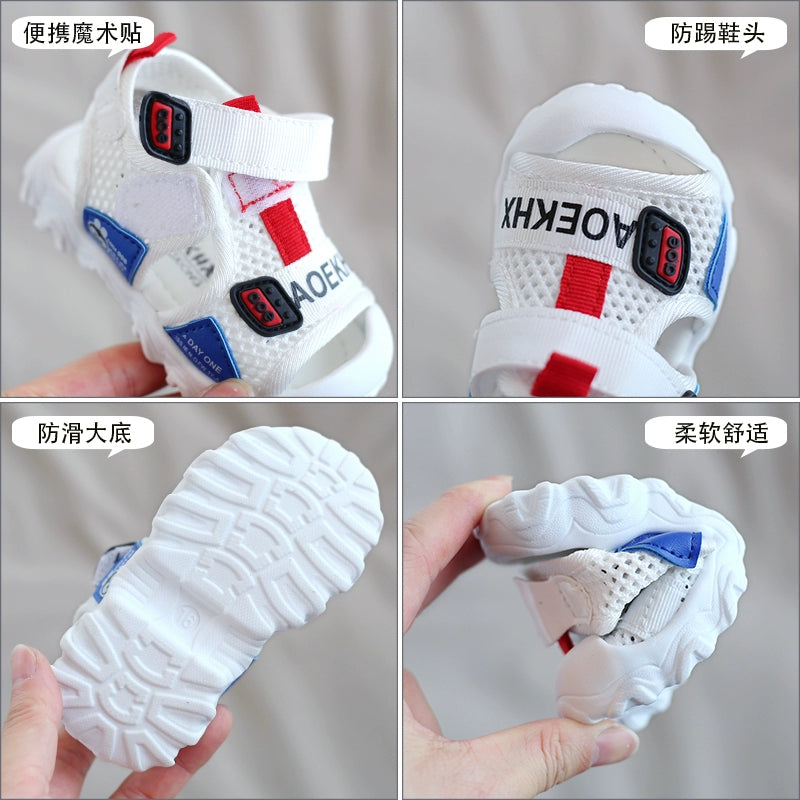 Children's Toe Box Soft Bottom Breathable Sandals
