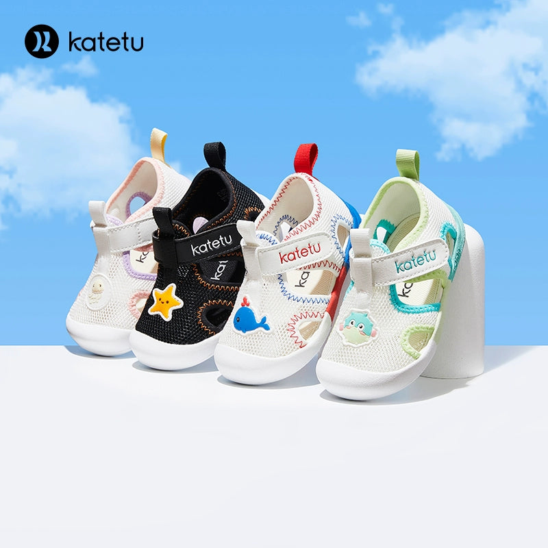 Crtartu Toddler Shoes 2023 Summer New Arrival Baby Male and Female Baby Shoes Mesh Non Slip Breathable Children's Sandals