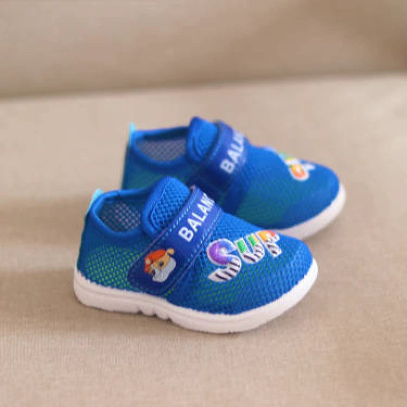 0-1-3 Years Old Breathable Girls Soft Bottom Non-Slip Mesh Shoes