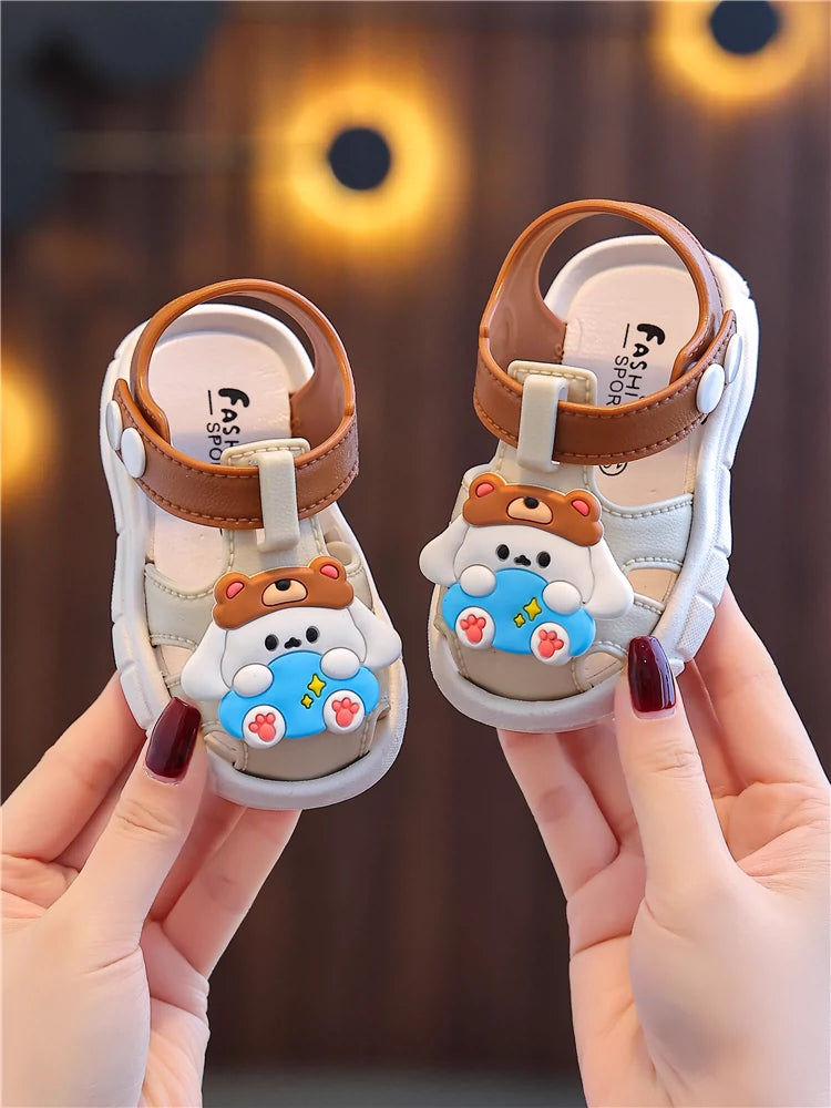 Closed Toe Men's and Women's Non Slip Infant Soft Bottom Toddler Shoes