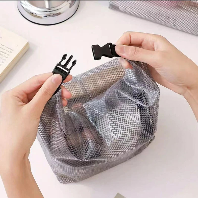 Makeup Bag New Water-proof Cosmetics Bag Fashion Travel Large Capacity Toiletries Pouch Trendy Girl Wash Bag with Lanyard