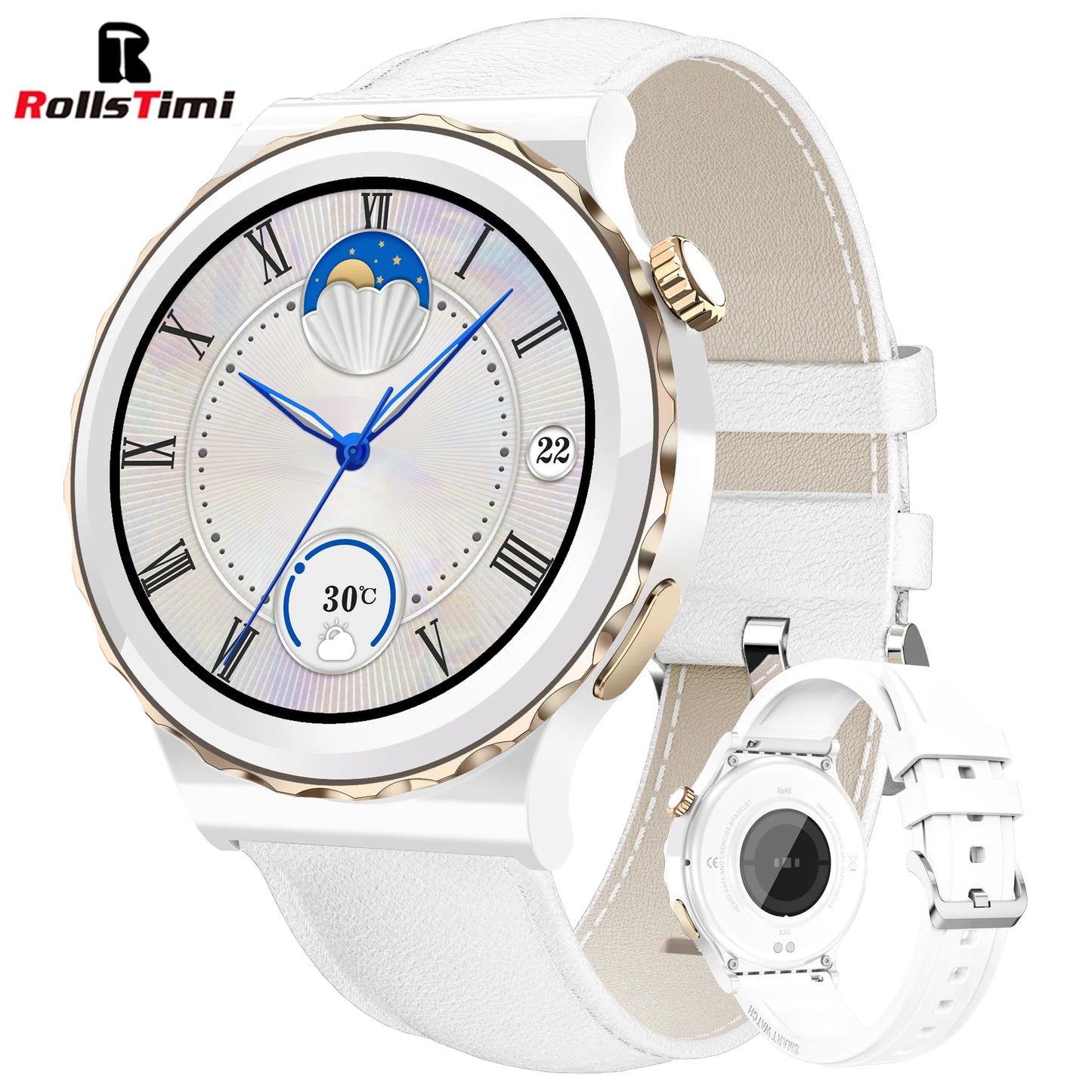 Smart Watch Unisex Smart Watches Bluetooth Call GPS Activity Tracker 24-hour Health Test Wrist Watches Women's Health Monitoring